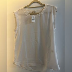 J. Crew Size M Ivory / Cream Blouse